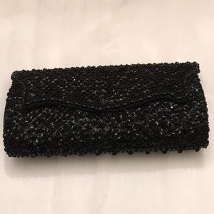 Vintage Beaded Evening Clutch Hand Made Hong Kong